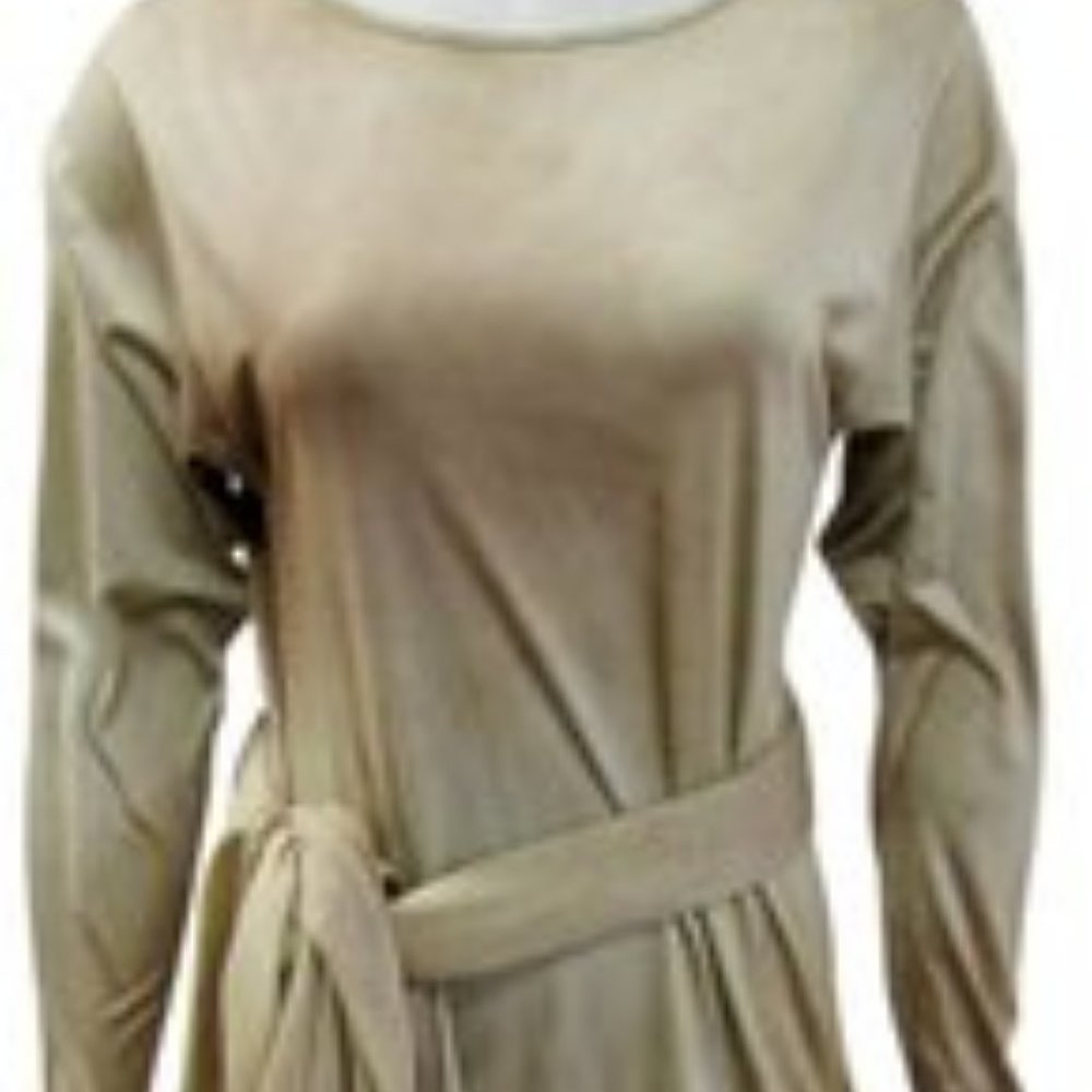 Michael Kors Collection Taupe multi way silk Dress